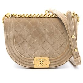 Borsa a Spalla Chanel Boy Small Cachi