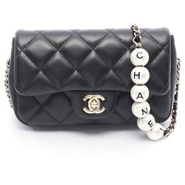 Bolsa de Ombro Chanel Matelassé Small Flap Preto