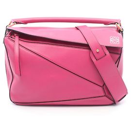 Bolsa 2-Way Loewe Puzzle Bag Medium Rosa