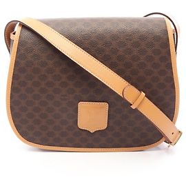 Céline Bolsa de Ombro Celine Macadam Marrom