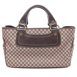 Céline Borsa Celine Boogie Bag Macadam Marrone Beige