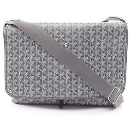 Goyard Capetian MM Shoulder Bag Brown White