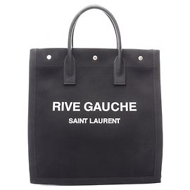 Borsa Tote Yves Saint Laurent RIVE GAUCHE Nero Bianco