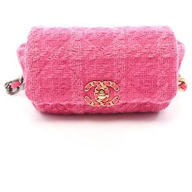 Chanel CHANEL19 Matelassé Combination Hardware Waist Bag Rose