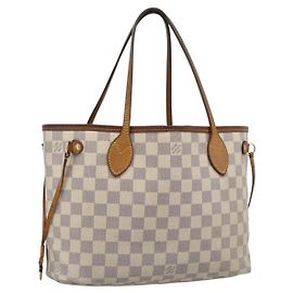 LOUIS VUITTON Sac cabas Neverfull PM Damier Azur N41362 LV Auth 194587 Autre