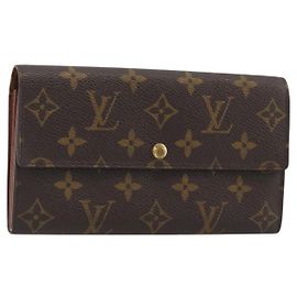 LOUIS VUITTON Monogram Portefeuille Sarah Long Wallet M60531 LV Auth ar14123 Monogram