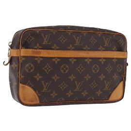 LOUIS VUITTON Monogram Compiegne 28 Clutch Bag M51845 LV Auth 193526 Monogramm