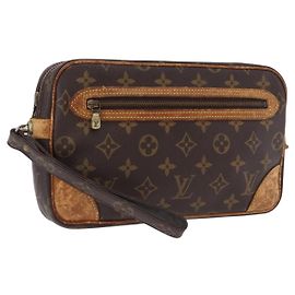 LOUIS VUITTON Monogram Marly Dragonne GM Clutch Bag M51825 LV Auth 193525 Monograma