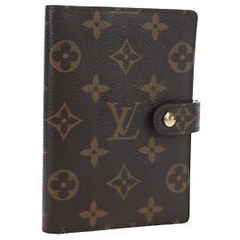 LOUIS VUITTON Monogram Agenda PM Day Planner Cover R20005 LV Auth am12195V Monogram
