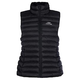 Balenciaga sleeveless puffer jacket Black