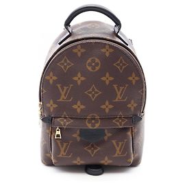Louis Vuitton Palm Springs Mini Backpack Brown Black Monogram