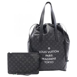 Sac Cabas Louis Vuitton LV x Hiroshi Fujiwara Cabas Light Monogram Eclipse Noir