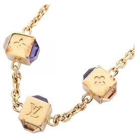 Collier Gamble Louis Vuitton Doré