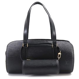 Borsa Louis Vuitton Epi Soufflot Nero