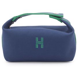 Hermès Hermes Bride a Brac PM Handbag Black Blue Green