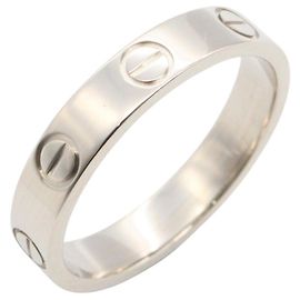 Anel Mini Love da Cartier em ouro branco 18K Prata