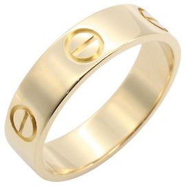 Bague Love de Cartier en or jaune 18K Doré