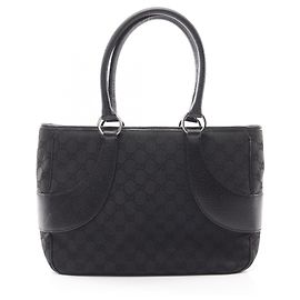 Gucci GG Canvas Handbag Black