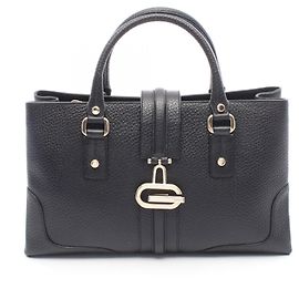 Gucci Black Leather Handbag Black
