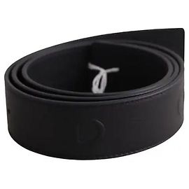 Dior Black Leather Belt Size M Black