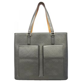 Louis Vuitton Monogram Mat Wilwood Tote Bag Schwarz