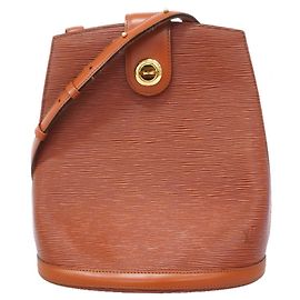 Sac à l'épaule Louis Vuitton Epi Cluny Marron