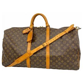 Louis Vuitton Marrone Boston Monogram Keepall Bandoulière 60 Marrone