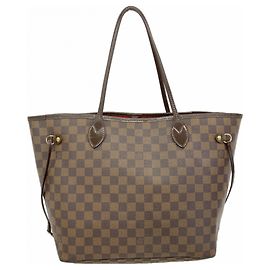 Sac cabas Louis Vuitton Damier Neverfull MM Damier ebène