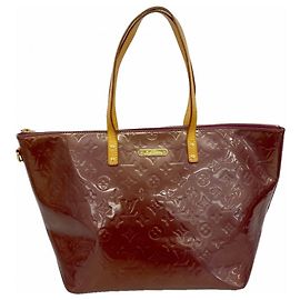 Louis Vuitton Vernis Bellevue GM Tote Bag Purple