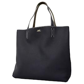 Hermès Sac cabas Hermes Double Sens Bleu Taupe