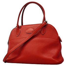 Hermès Borsa Hermes Bolide 27 Evercolor Rosso