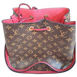 Louis Vuitton Monogram Noe BB Marrom Rosa