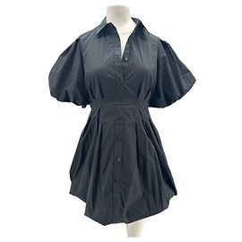 Vestido de algodón negro Jonathan Simkhai XS Negro