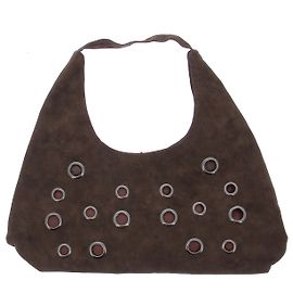 Sac Kleo Baum und Pferdgarten marron en daim Marron