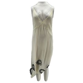Autre Marque Robe blanche en viscose LITKOVSKA Blanc