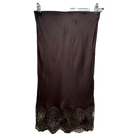 Autre Marque HERSKIND Brown Viscose Skirt Size 36 Brown