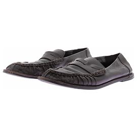 Massimo Dutti Mocassins em couro gravado Marrom