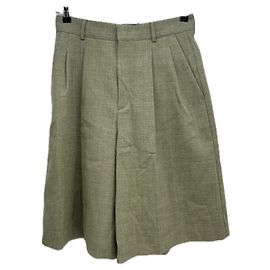 Soeur Green Polyester Shorts Size 38 Green