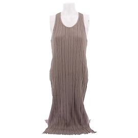Robe Acne Studios Taupe en Viscose M Beige