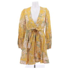 Zimmermann Vestido envelope Amelie amarelo Amarelo