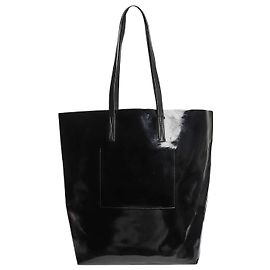Marni Sac cabas en similicuir noir Noir