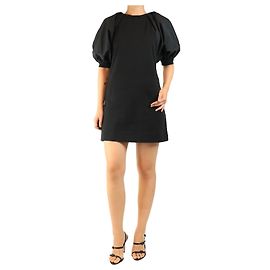 3.1 Phillip Lim Minivestido negro con mangas abullonadas - talla M Negro