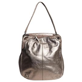 Cartier Bolsa de ombro em couro Signature marrom Marrom