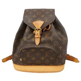 Louis Vuitton Monogram Montsouris MM Backpack Brown