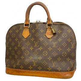 Borsa Louis Vuitton Alma Monogram Marrone