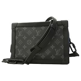 Sac à bandoulière Louis Vuitton Monogram Eclipse Soft Trunk Noir