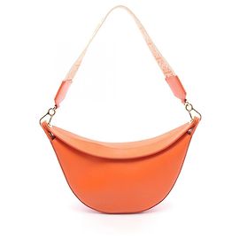 Loewe Luna Small Leather Shoulder Bag Orange
