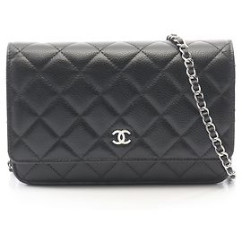 Borsa a Spalla Chanel Matelassé Nera Nero
