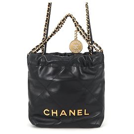 Bolsa Chanel 22 Mini Coco Mark Preto