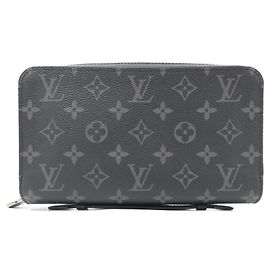 Cartera Zippy XL Monogram Eclipse Louis Vuitton Negro